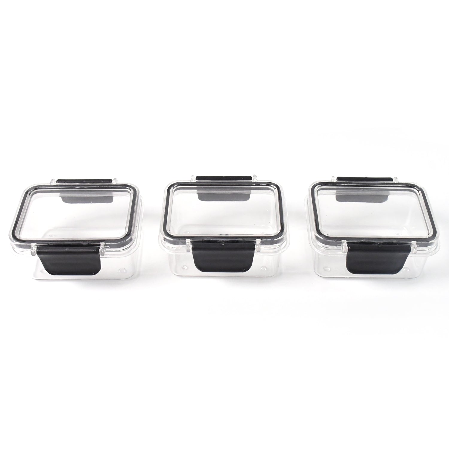 Kitchen Storage Container With Air Seal Lock Lid (3 Piece Set  250 Ml) Kitchen Storage Container With Air Seal Lock Lid (3 Piece Set  250 Ml)